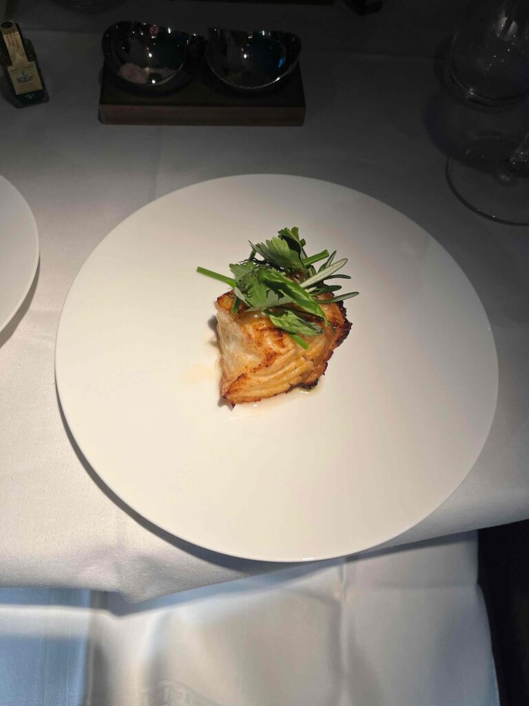 a plate of food on a table