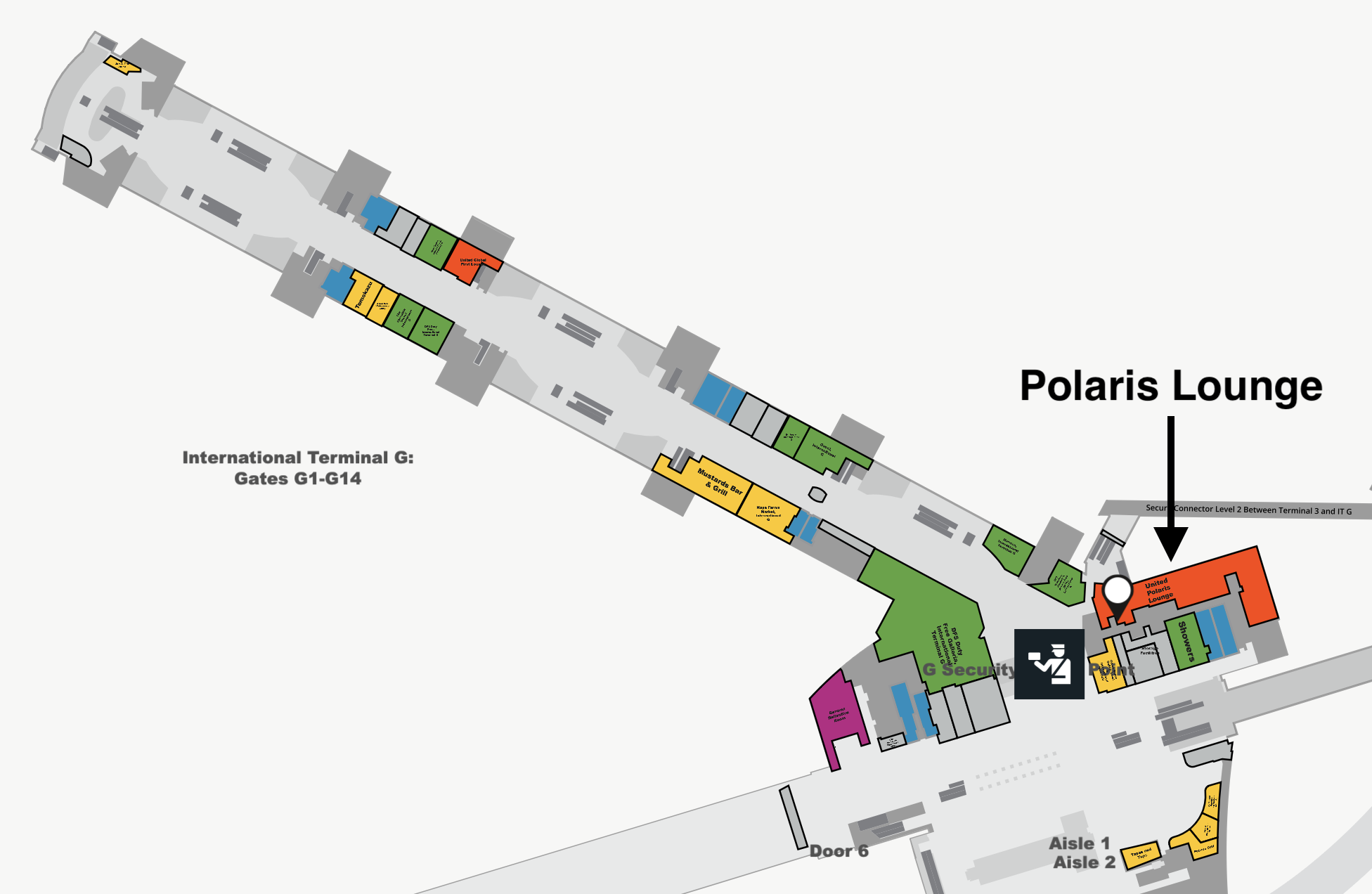 a map of a airport