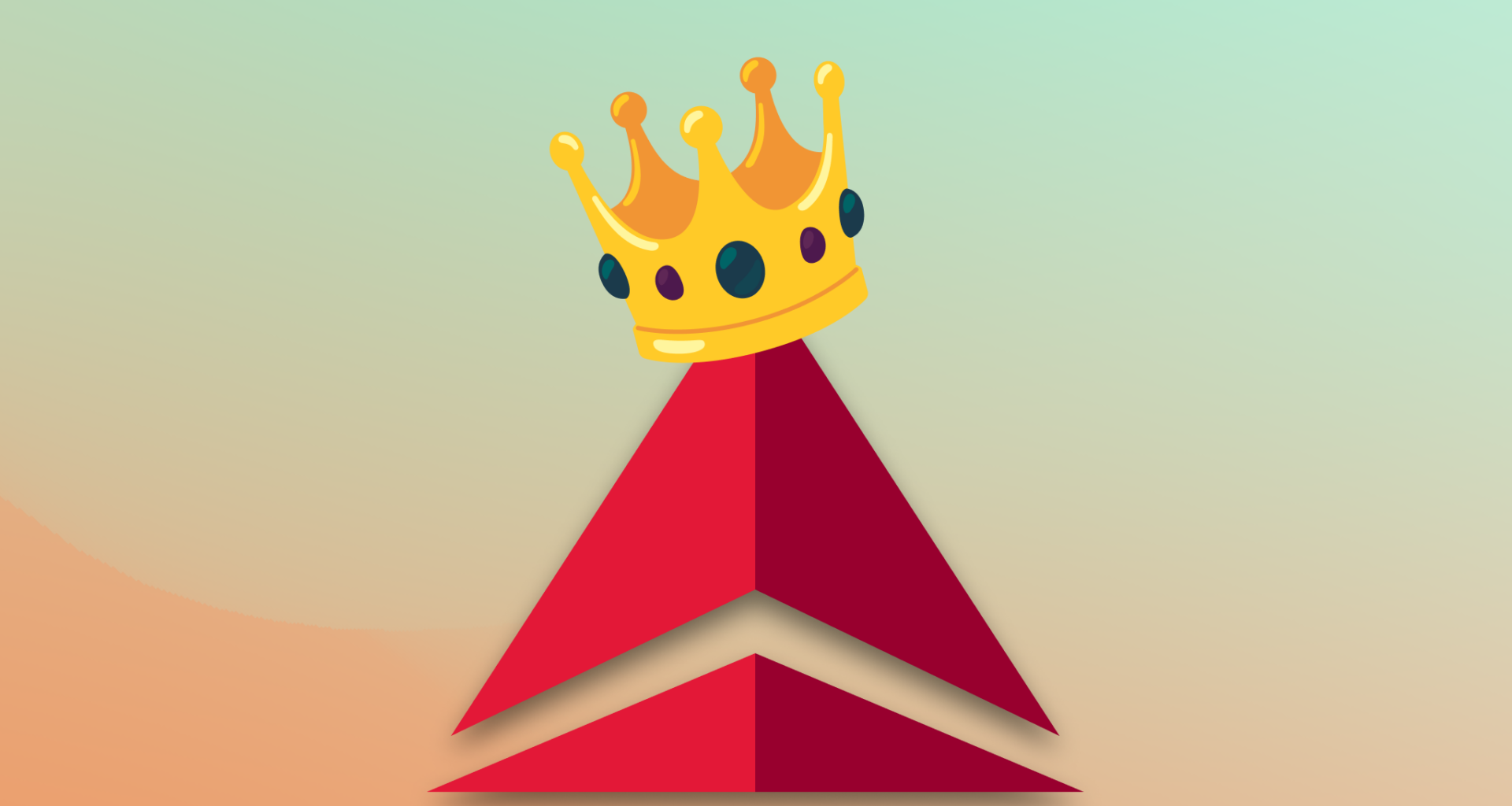 Delta logo with crown