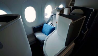 Air France A350 business class seat