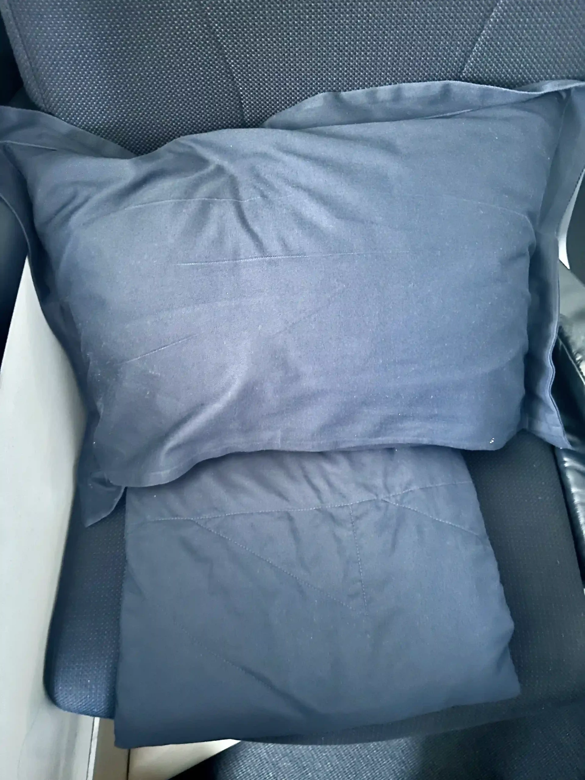 a pillow on a couch