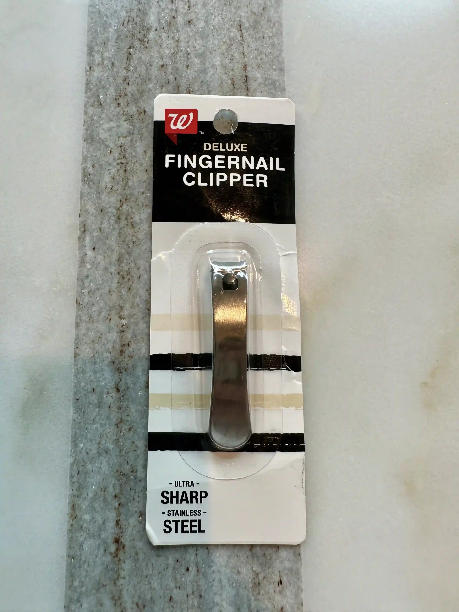 a close up of a fingernail clipper