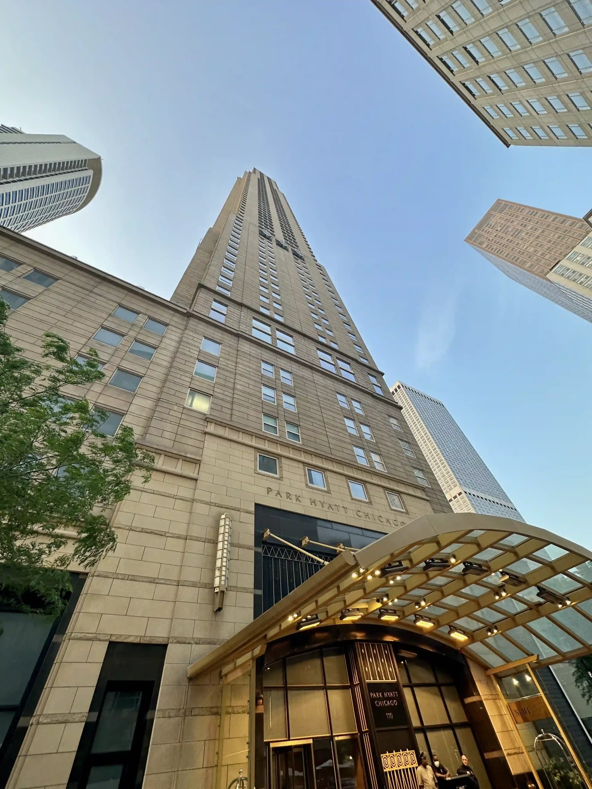 a tall building with a glass roof