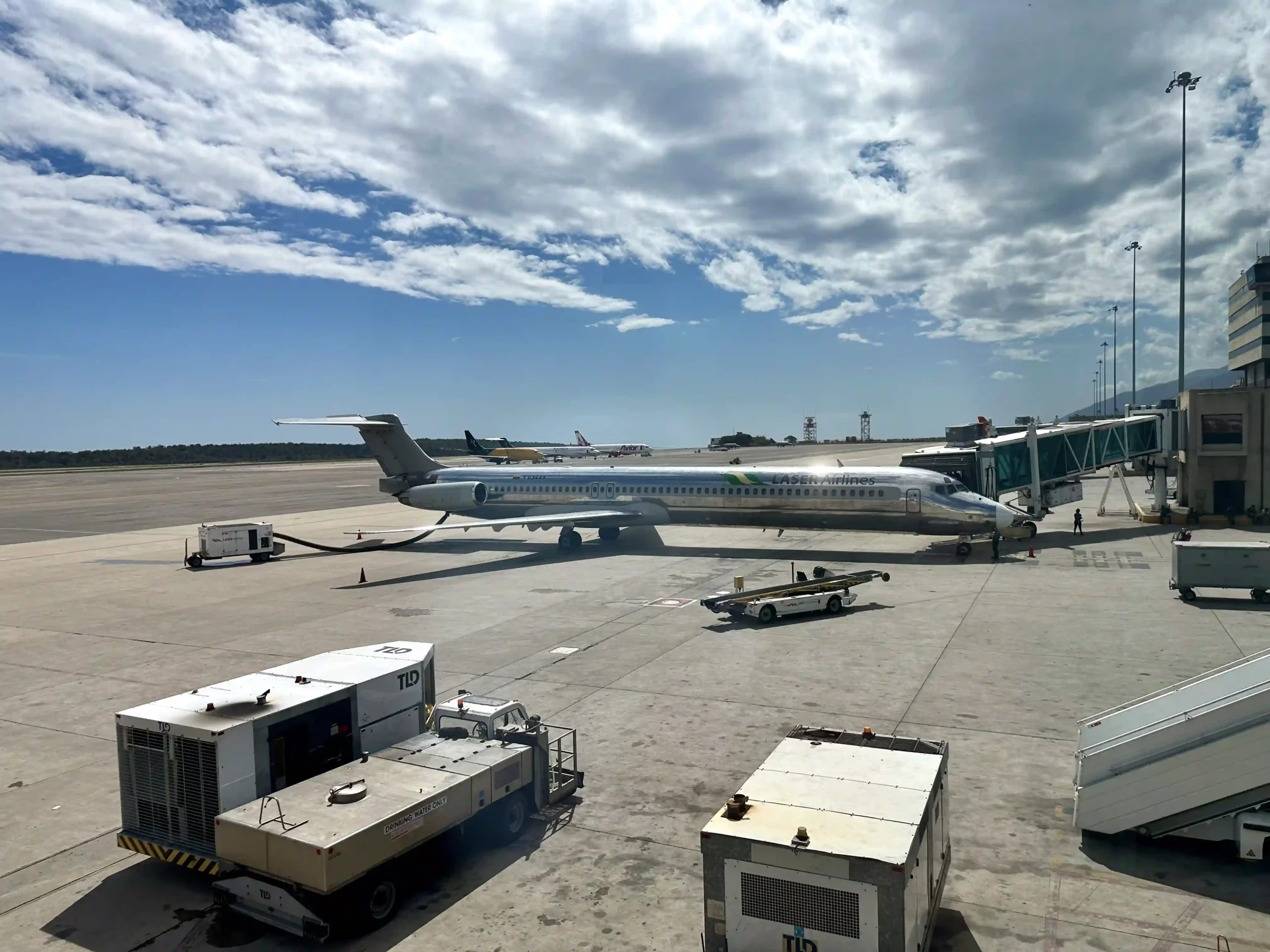 an airplane on the tarmac