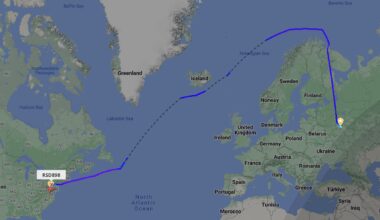 Flight number RSD898 flight map