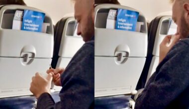 Man snorting cocaine on plane