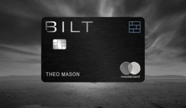 Bilt card on top of dry lakebed