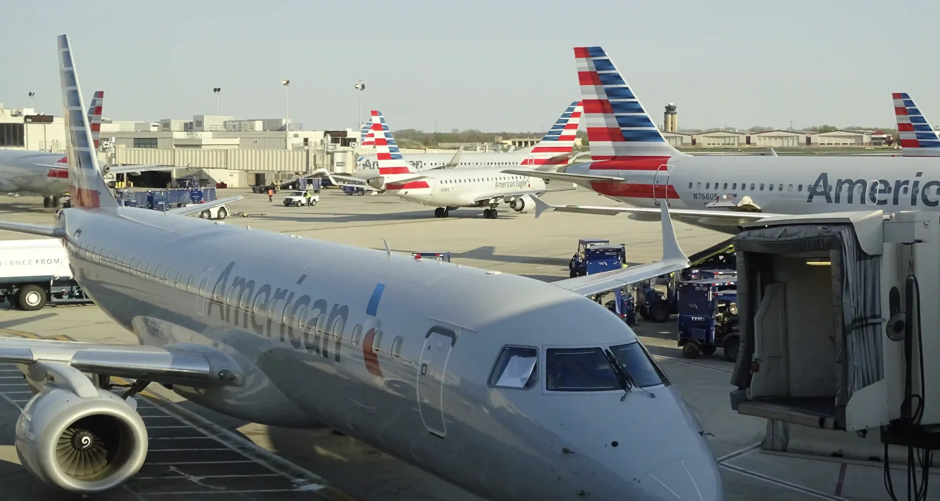 American Airlines Planes on the Apron