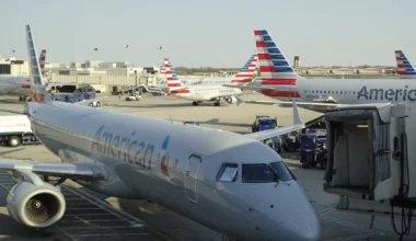 American Airlines Planes on the Apron