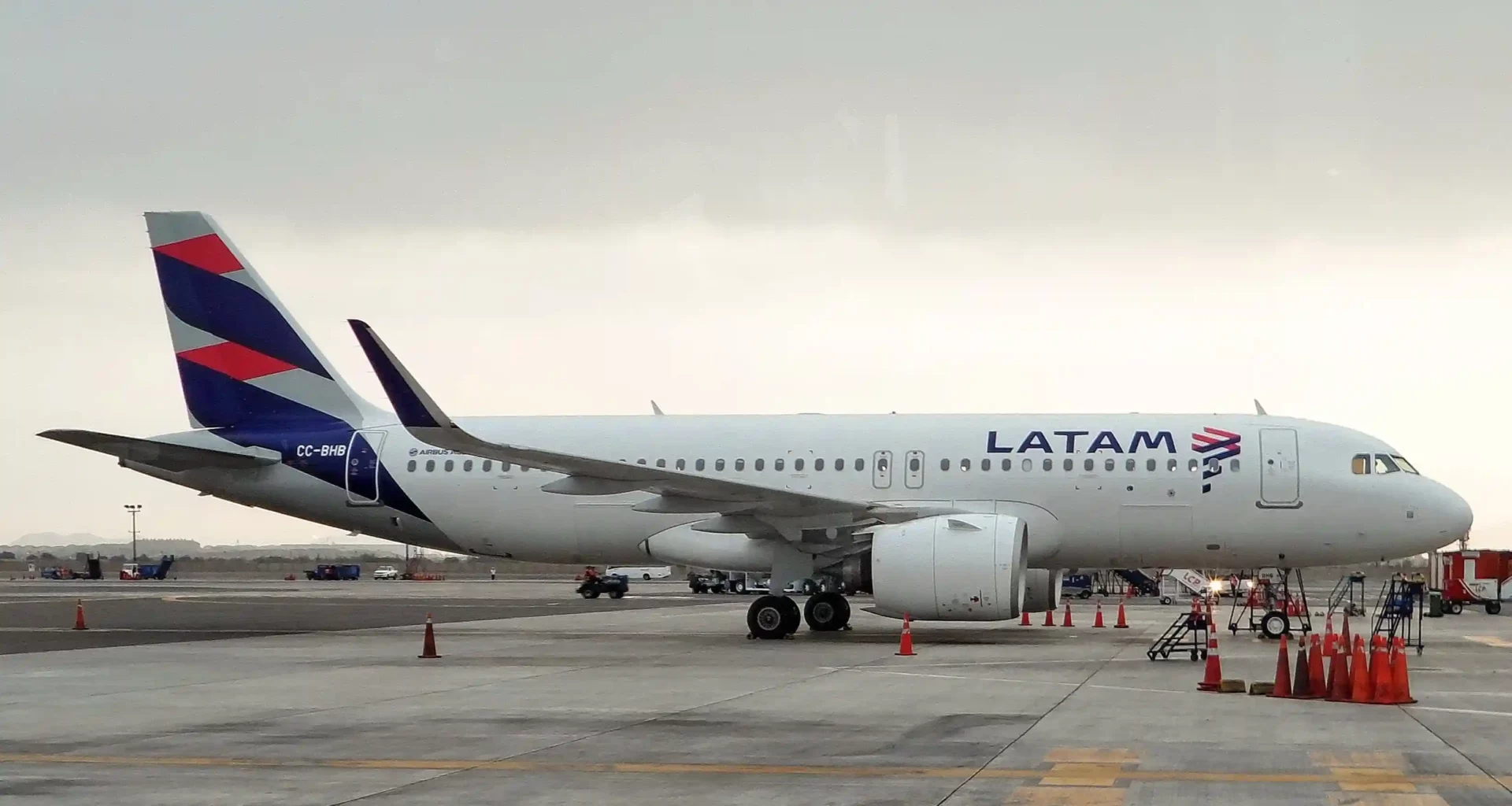 LATAM plane on the apron