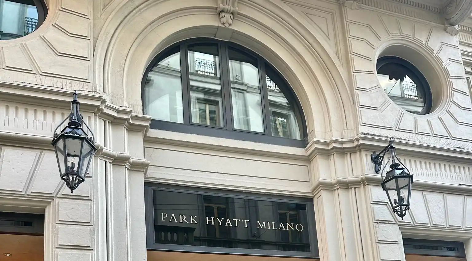 The front of the Park Hyatt Milan