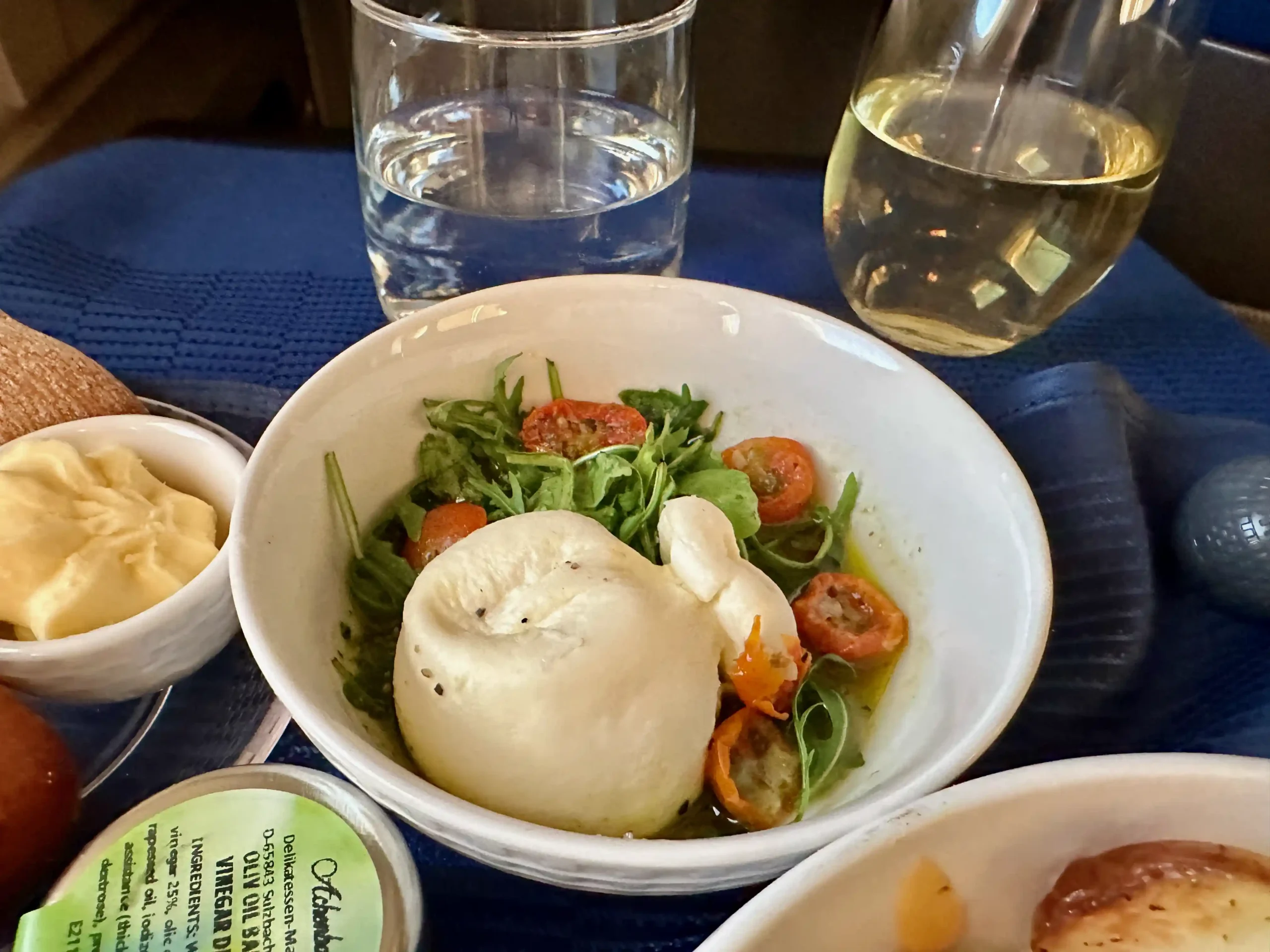 a bowl of food on a table