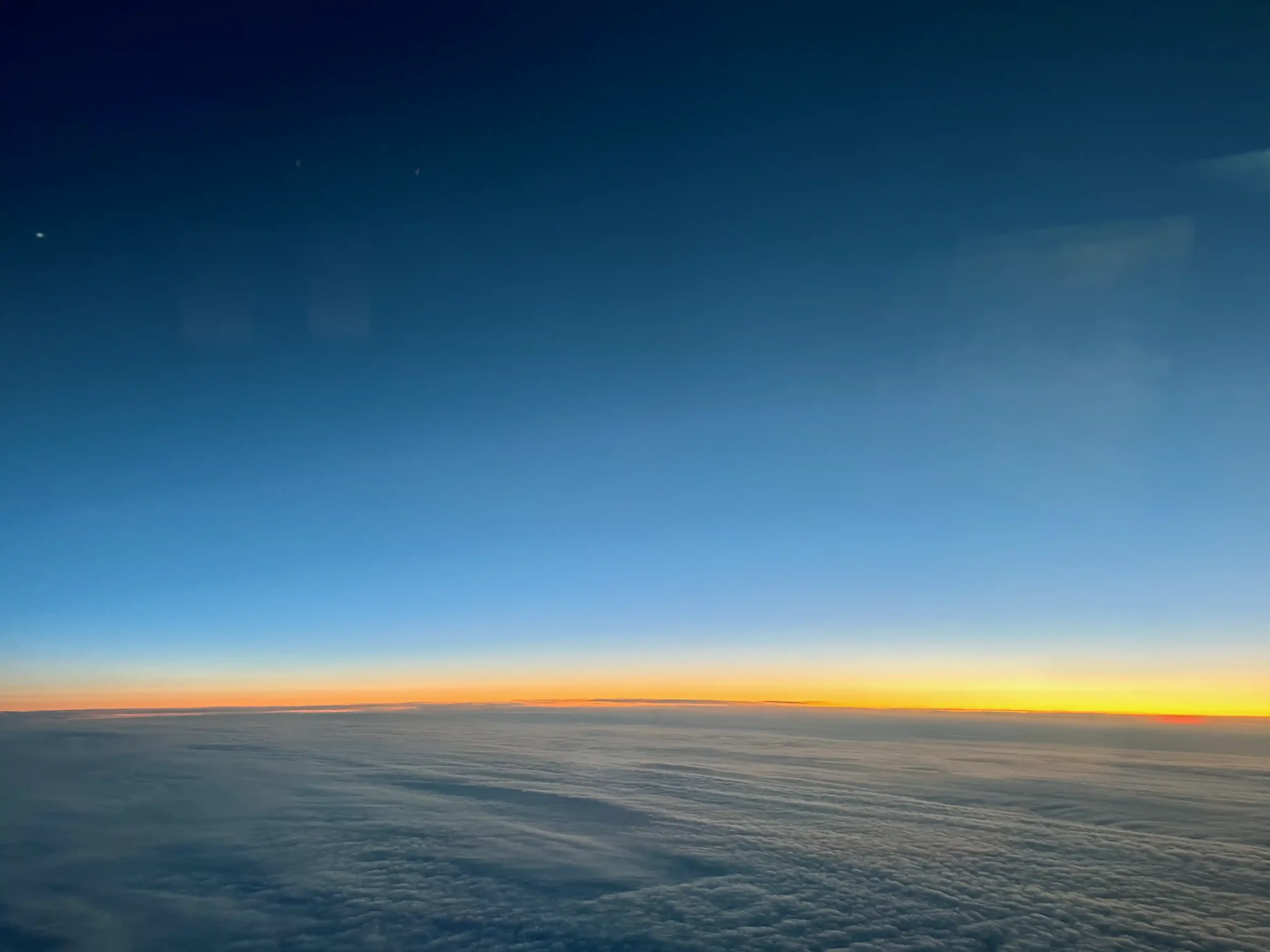 a view of the sky from an airplane