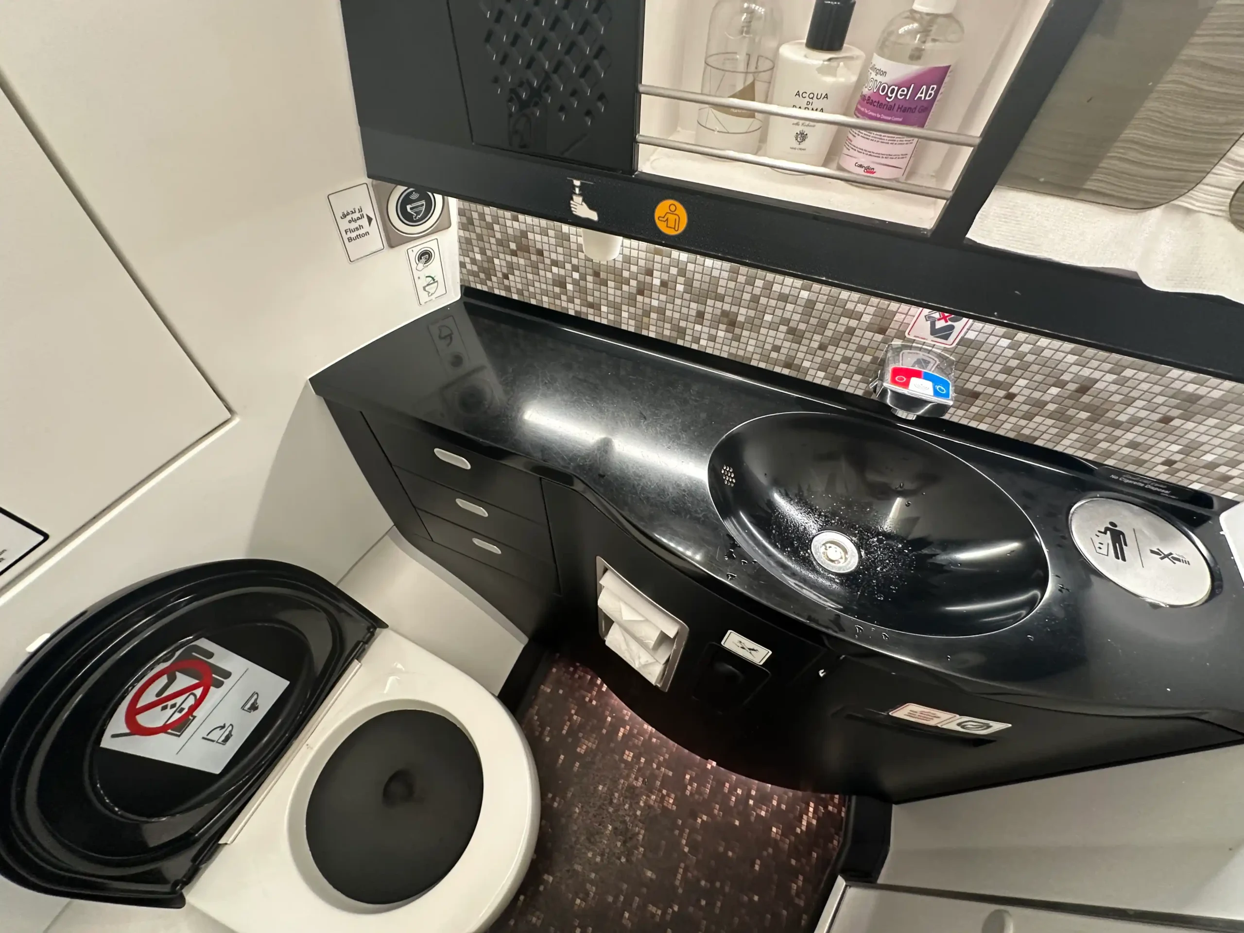 a bathroom with a sink and a toilet