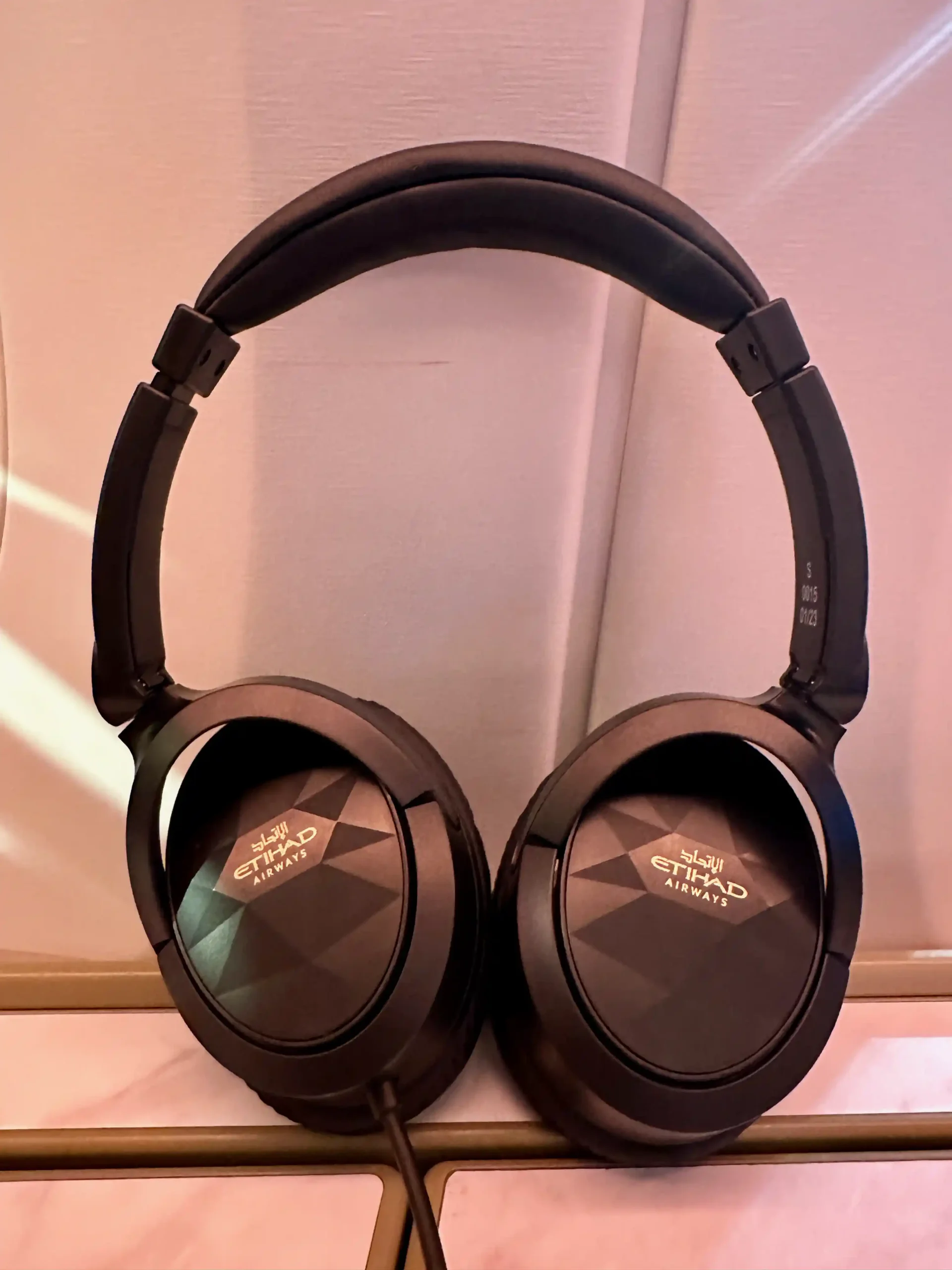 a pair of black headphones