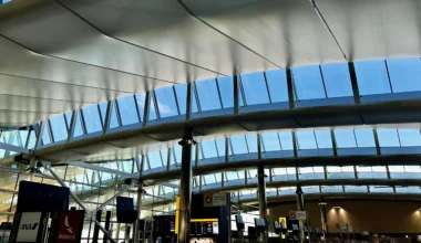 Heathrow Terminal 2 check-in hall